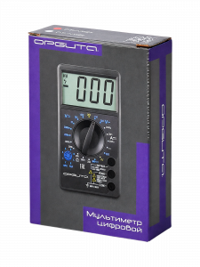 Мультиметр цифровой тестер тока и напряжения Орбита OT-INM23